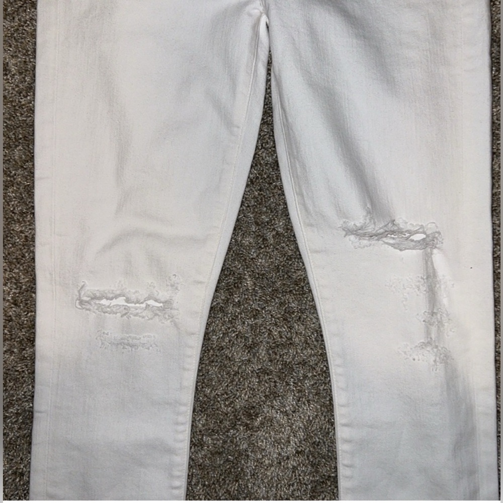 NWOT Agolde Sophie Crop Skinny Jeans Shoreline Destruct Size 24 - Picture 6 of 11